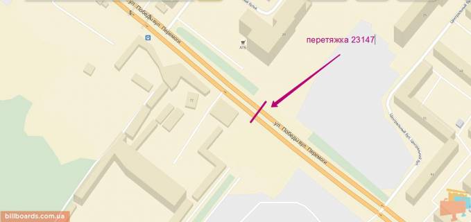 Нестандарт  у Запоріжжі ул.Победы (Вознесеновский рынок) схема